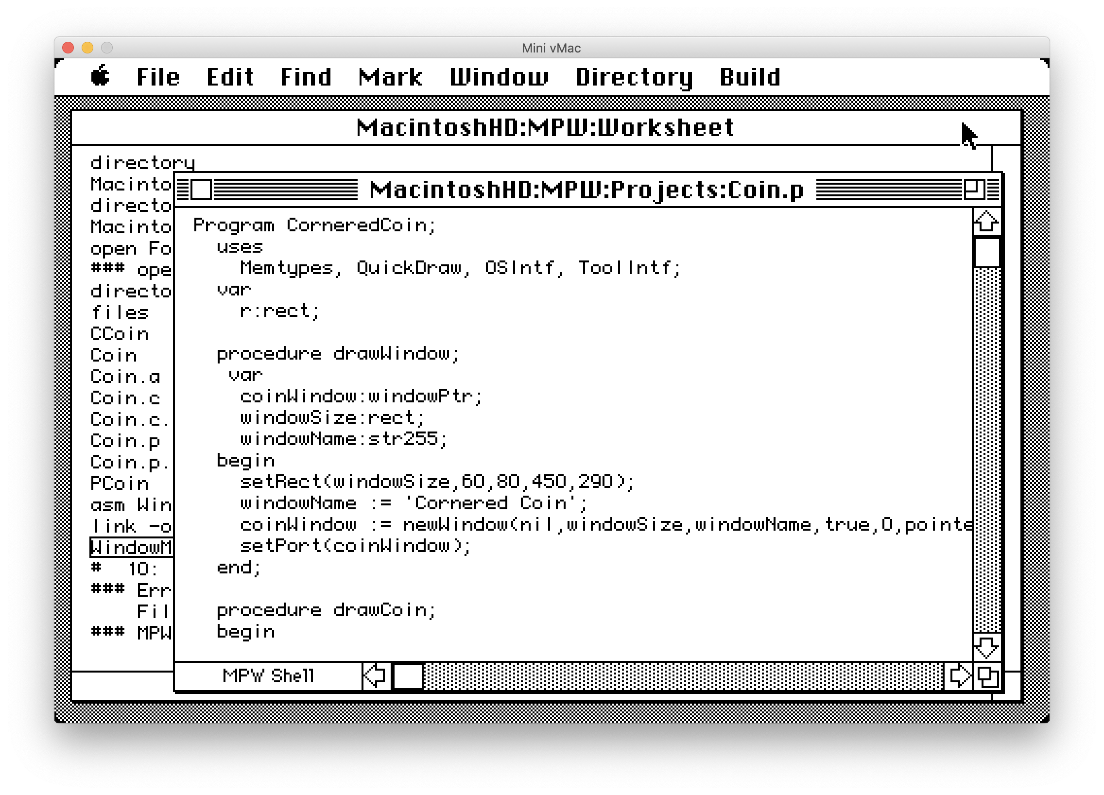 macintosh programming language